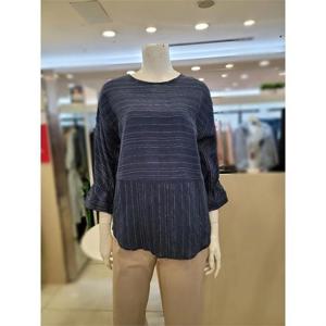 후라밍고 세이브존03 라운드넥  줄무늬  블라우스 FMB192070