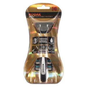 코닥 일회용 면도기 3중날 울트라3 (핸들1개 카트리지 3개)