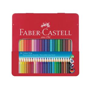 파버카스텔 그립 색연필 24색 틴케이스