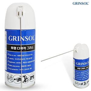 윤활스프레이 그린솔 투명 다목적 그리스 0017 윤활 방청 녹방지
