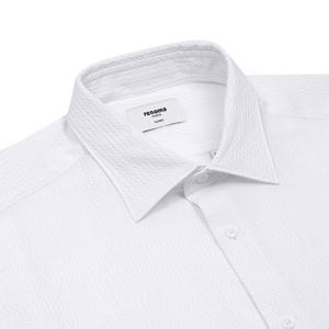 [레노마 일반핏] ROSSG1-010 2종 노 아이롱 경량 솔리드 서커 밑단일자 케주얼남방