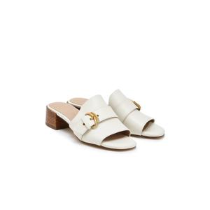 콜 한  Crosby Slide Sandal 화이트 여성 샌들 WIDTHB CHSO4E208WT