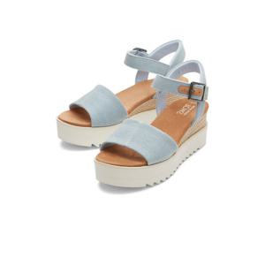 탐스 24SS 클리어런스다이에나 밝은 블루 여성 샌들 TOSO4E095B1