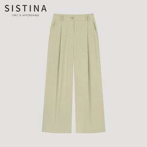 [SISTINA] 인기 원턱 세미 오버핏 팬츠_AWWSLO21070_BE