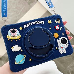 아이패드 미니7 미니6세대 A17 Pro 우주인 거치대 실리콘 케이스