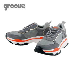 [그루브]LANCY 여성 키높이 스니커즈 운동화 그레이 G1133005LA-W 5CM