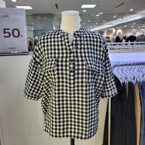 더스토아 DP01 고방 체크 차이나 남방 T23tchu23b016