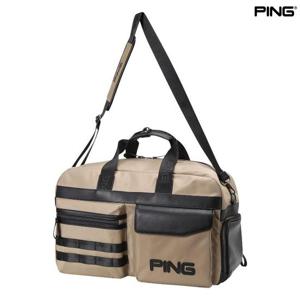 [핑골프]남성 멀티 포켓 배색 보스턴백 (111D1BB184_BG)