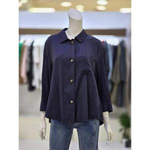 소고 트리아나 세이브존07 소고 트리아나 여성 7부 소매 카라넥 셔츠 TI2GA13