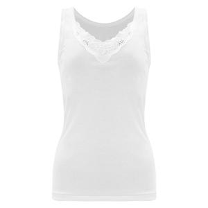 BYC 레이스 V넥 민소매 런닝(백색/85-105) BYT5818