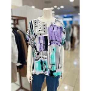 후라밍고 세이브존01 프린트블라우스 F40222270