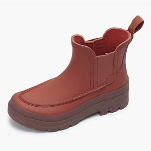 [베어파우(슈즈)]TINLEY 여성 레인부츠 미들부츠 방수 장화 K2846334QB-W 버건디 3센치