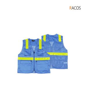 라코스 RC-2393 삼성 TC 망사 조끼 허리 부분 고무밴드 반사띠