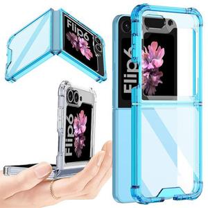 갤럭시Z플립7FE 6 제트지 변색없는 투명 에어범퍼 젤하드 케이스