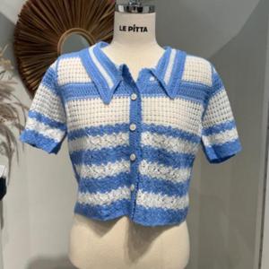 르피타 HC06 단가라 뜨개 가디건 L223UKT812