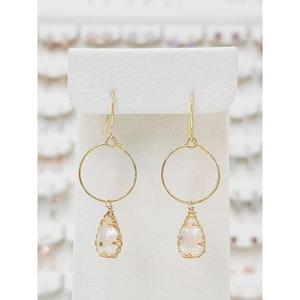 볼라레 세이브존03 볼라레 14k 에메랄드 물방울 드롭 귀걸이 SAVGF296