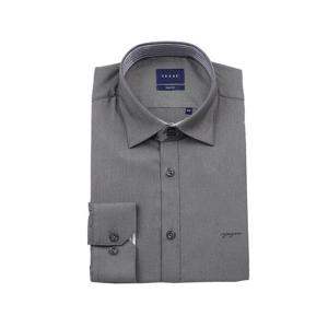 [예작(셔츠)]긴소매 슬림핏 코튼 폴리 스판 YJ4FUS158-GY