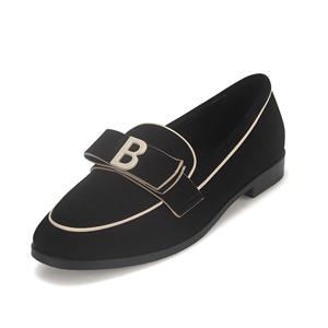 [바바라(슈즈)]투톤배색 캐주얼 로퍼 BBF552BK