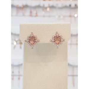 볼라레 세이브존01 무채색과 어울리는 섬광처럼 오벌 큐빅 은침 귀걸이 spe834