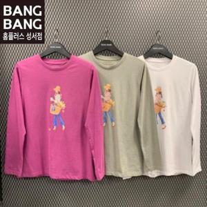 뱅뱅 HC04 가을 여성 얇은긴팔 면티셔츠 NTK709