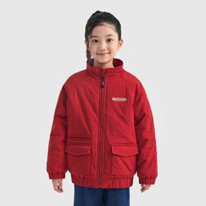 [차일디] 아웃도어프로덕츠키즈 (OD244OJK05-RED) 아웃포켓 패딩점퍼 레드