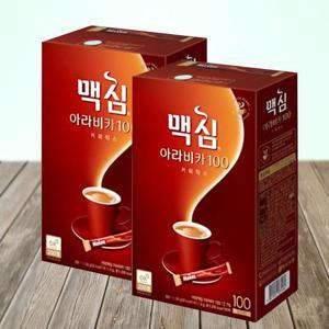 맥심 아라비카100 커피믹스 100T X 2개