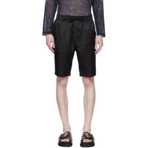 25 FW 니들스 남성 블랙 카우보이 쇼츠 231821M193005