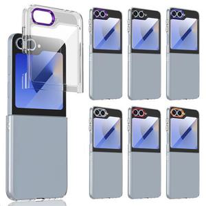 갤럭시Z플립7FE 6 제트지 변색없는 크리스탈 클리어 하드 케이스