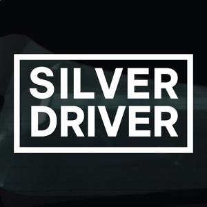 어르신운전중 스티커 차량 자동차 시트지 08 SILVER DRIVER