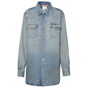 아크네 스튜디오 데님 셔츠 CB0070228 LIGHT BLUE DOM