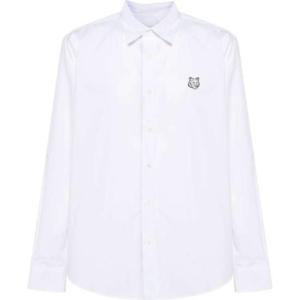 메종키츠네 긴팔 셔츠 MM00412WC0026P100 WHITE DOM