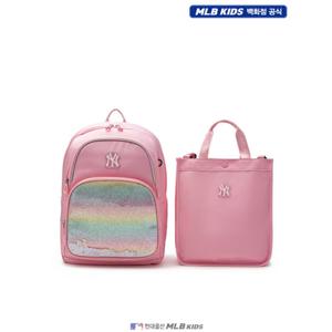 [MLB키즈US] 선착순 키링 증정 (7FBKB035N-50PKL) 여아 샤이니 책가방세트 아동가방 책가방세트 신학기가방