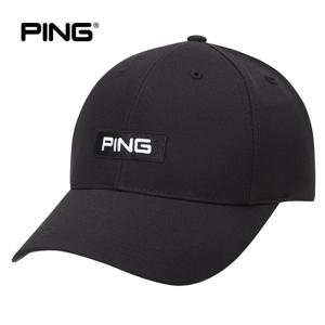 [PING] 남성 사각 로고 자수 볼캡