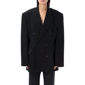 발렌시아가 자켓 773357TNT391000 BLACK DOM