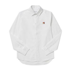 메종키츠네 긴팔 셔츠 MM00409WC5010P100 WHITE DOM