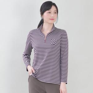 애비뉴투지 엄마옷 코트나 기모 집업 줄무늬 가을 겨울 긴팔 티셔츠 A11421