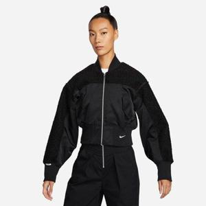 M 나이키자켓 IQC FB8779-010 나이키 우먼스 크롭 스포츠웨어 셰르파 우븐 자켓