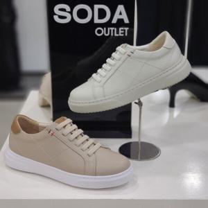 [소다][소다]여성 데일리 경량 밴딩끈 스니커즈 FLF320_DG