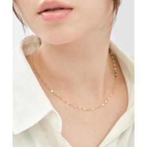 미니골드 14K 잠자리 체인 목걸이-0.5 NFEM4015