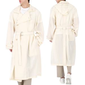 르메르 더블 브레스티드 라이트 오버핏 트렌치 코트 CO188 WH002