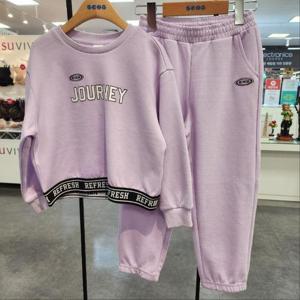 에스핏 HC23 밴딩맨투맨 조거 세트 SJZ101FKTR02