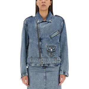 모스키노 바이커 피스 심볼 데님 재킷 05098235 1281