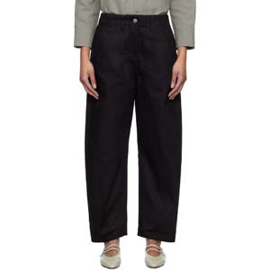 25 FW 스튜디오니콜슨 여성 블랙 애커맨 데님 진 251608F069022