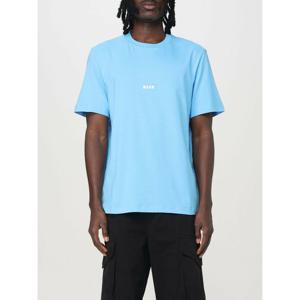 [MSGM] 라프리마 남성 티셔츠 3840MM500257002 84 Turquoise /6