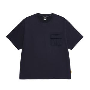 내셔널지오그래픽 N252MTS100 NRN 가슴 포켓 세미오버핏 반팔 티셔츠 NAVY