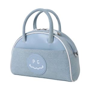 [파리게이츠] (521E1BG004)여성 로고 탭 하프문 투웨이백