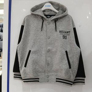 [에꼴리에][모다부평]유니 캐주얼 후드 야구 점퍼/25A0102GY_BP