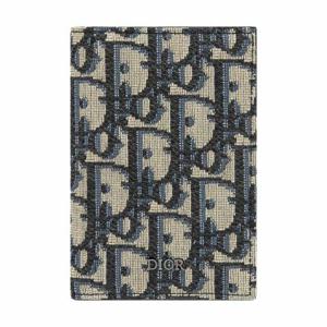 (명품) 디올 오블리크 자카드 2단 카드지갑 2ESCH