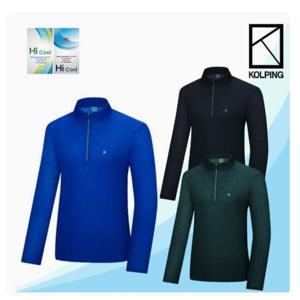 [콜핑]LD18 남자 봄 하이쿨 긴팔집업 등산티 KUT4221M/0427M