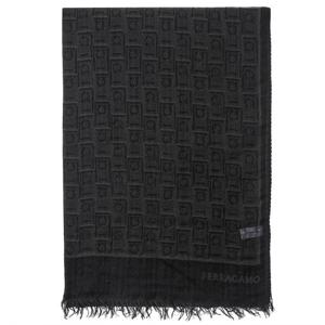 페레가모 로고 간치니  스카프 220 블랙 520118 776126